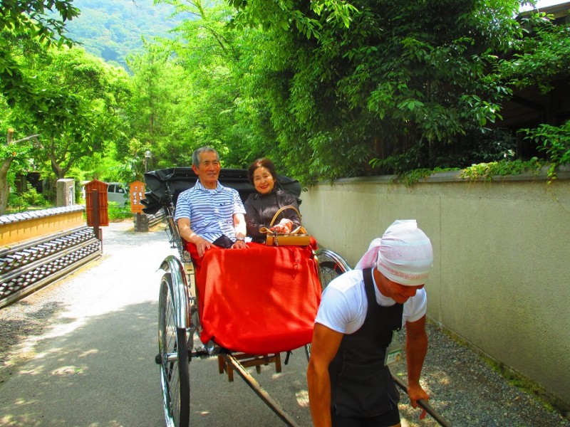 人力車で田乃倉まで送迎♪